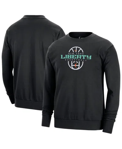 Nike Men's And Women's Black New York Liberty 2026â On-court Practice Dri-fit Sweatshirt