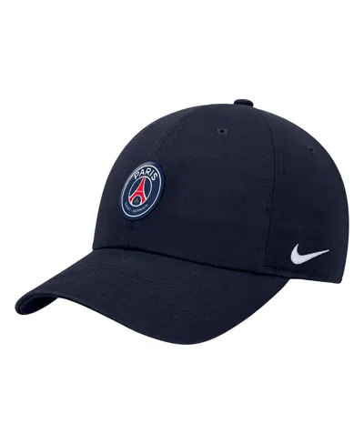 Nike Men's And Women's Black Paris Saint-germain Bozz Club Adjustable Hat