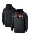Nike Men's And Women's Black Phoenix Mercury Just Do It Club Pullover Hoodie In Black