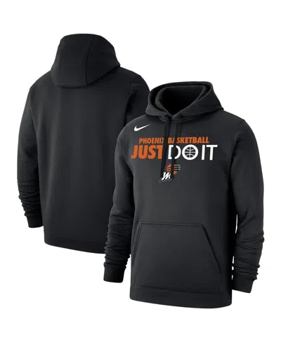 Nike Men's And Women's Black Phoenix Mercury Just Do It Club Pullover Hoodie