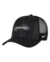 Nike Men's And Women's Black Tottenham Hotspur Rise Printed Trucker Adjustable Hat In Black