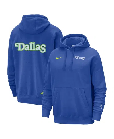 Nike Men's And Women's Blue Dallas Wings Standard Issue Rebel Edition Hoodie