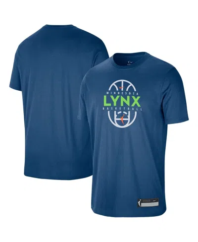 Nike Men's And Women's Blue Minnesota Lynx 2026 On-court Authentic Practice Premium T-shirt