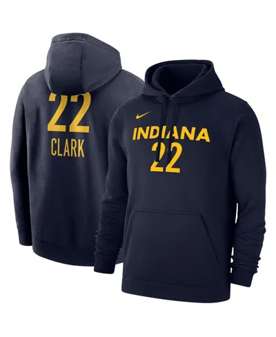 Nike Men's And Women's Caitlin Clark Navy Indiana Fever 2024 Wnba Draft Player Name Number Pullover Hoodi