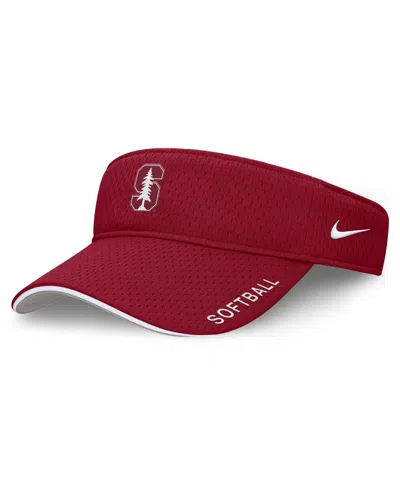 Nike Men's And Women's Cardinal Stanford Cardinal 2025 Dugout Softball Ace Performance Adjustable Visor H