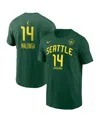 Nike Men's And Women's Dominique Malonga Green Seattle Storm Name Number T-shirt In Green