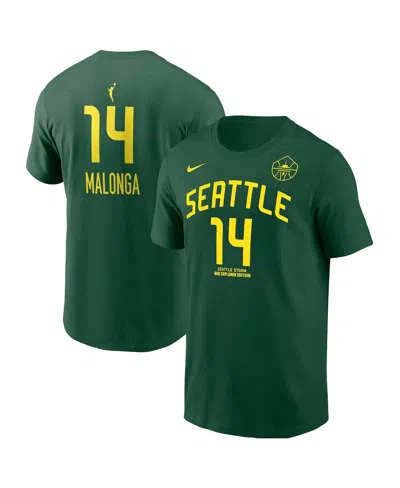 Nike Men's And Women's Dominique Malonga Green Seattle Storm Name Number T-shirt