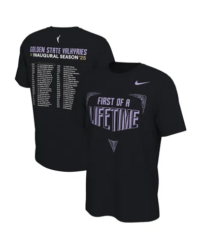 Nike Men's And Women's Eclipse Black Golden State Valkyries 2025 Inaugural Season First Of A Lifetime Sch