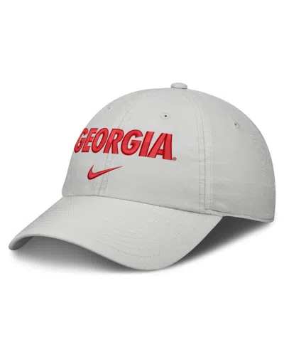 Nike Men's And Women's Gray Georgia Bulldogs 2026 On-field Gameday Club Adjustable Hat