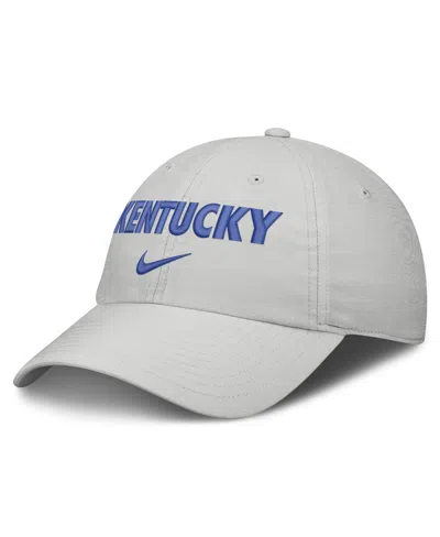 Nike Men's And Women's Gray Kentucky Wildcats On-field Gameday Adjustable Club Hat
