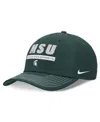 Nike Men's And Women's Green Michigan State Spartans 2024 Sideline Adjustable Hat In Green