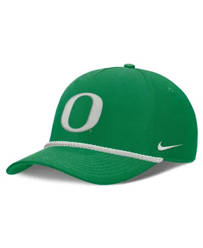 Nike Men's And Women's Green Oregon Ducks Rope Rise Adjustable Hat