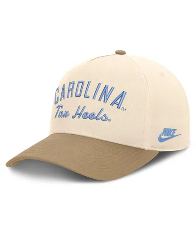 Nike Men's And Women's Natural/beige North Carolina Tar Heels Legacy Rise Adjustable Hat In Neutral
