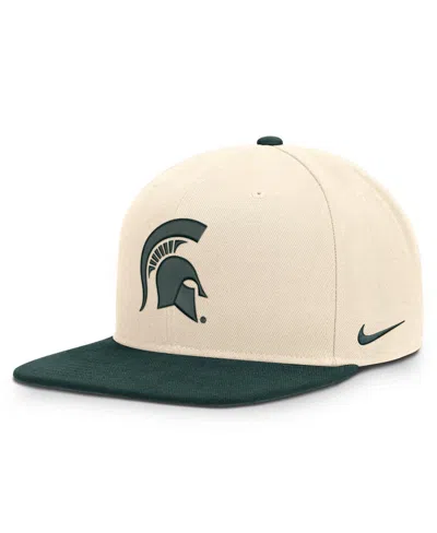 Nike Men's And Women's Natural/green Michigan State Spartans Campus Prep Snapback Hat In Multi
