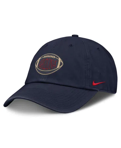 Nike Men's And Women's Navy Arizona Wildcats Campus Prep Football Club Adjustable Hat In Blue