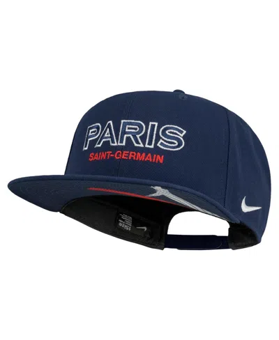 Nike Men's And Women's Navy Paris Saint-germain Pro Snapback Hat In Blue