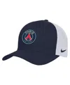 Nike Men's And Women's Navy Paris Saint-germain Rise Adjustable Trucker Hat