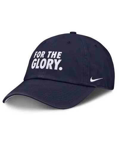 Nike Men's And Women's Navy Penn State Nittany Lions Primetime Chant Club Adjustable Hat In Blue