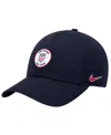 Nike Men's And Women's Navy Usmnt Club Adjustable Hat In Blue