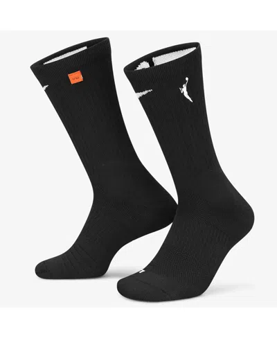 Nike Men's And Women's  Black Wnba Team 13 Elite Performance Crew Socks