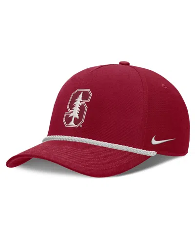 Nike Men's And Women's  Crimson Stanford Cardinal Rope Rise Adjustable Hat In Multi