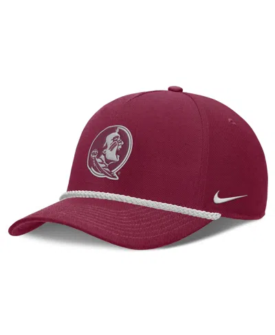 Nike Men's And Women's  Garnet Florida State Seminoles Rope Rise Adjustable Hat In Purple