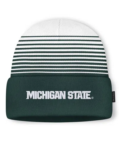 Nike Men's And Women's  Green/white Michigan State Spartans On-field Utility Knit Hat In Multi