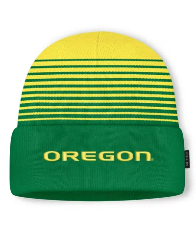 Nike Men's And Women's  Green/yellow Oregon Ducks On-field Utility Knit Hat In Multi