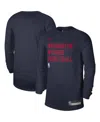 Nike Men's And Women's  Navy Washington Wizards 2023/24 Legend On-court Practice Long Sleeve T-shirt In Navy