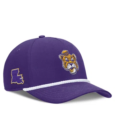 Nike Men's And Women's  Purple Lsu Tigers 2026 Basketball Refresh 5-panel Rope Rise Hat