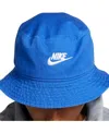 NIKE MEN'S AND WOMEN'S NIKE ROYAL DISTRESSED APEX FUTURA WASHED BUCKET HAT
