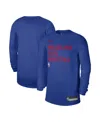 Nike Men's And Women's  Royal Philadelphia 76ers 2023/24 Legend On-court Practice Long Sleeve T-shirt In Royal