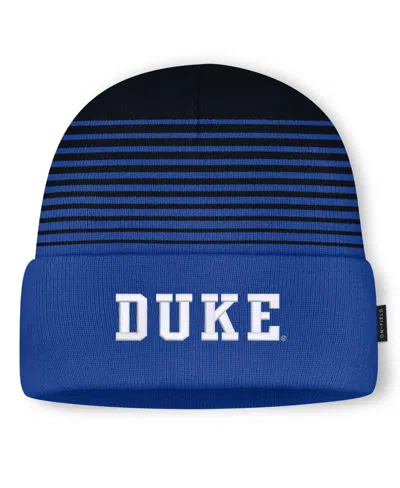 Nike Men's And Women's  Royal/black Duke Blue Devils On-field Utility Knit Hat In Multi
