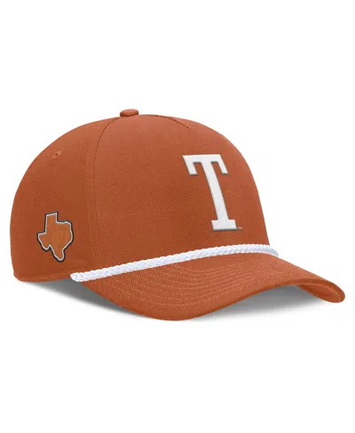 Nike Men's And Women's  Texas Orange Texas Longhorns 2026 Basketball Refresh 5-panel Rope Rise Hat In Brown