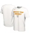 NIKE MEN'S AND WOMEN'S NIKE WHITE TENNESSEE LADY VOLS 2024 ON-COURT BENCH ENERGY T-SHIRT