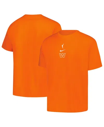 Nike Men's And Women's Orange Wnba Logo Woman Premium Essential T-shirt