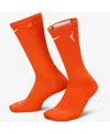 Nike Men's And Women's Orange Wnba Team 13 Elite Performance Crew Socks In Orange