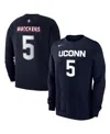 Nike Men's And Women's Paige Bueckers Navy Uconn Huskies Player Name Number Buckets Club Fleece Sweatshir In Navy
