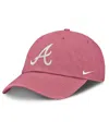 Nike Men's And Women's Pink Atlanta Braves Club Adjustable Hat