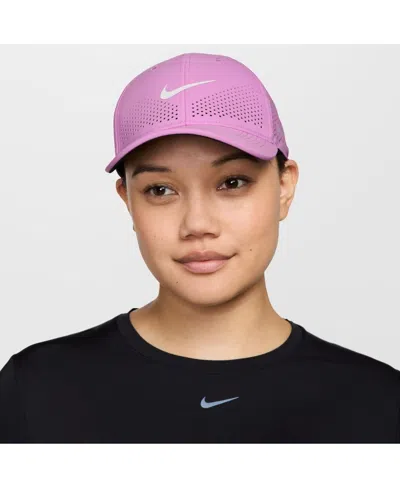 Nike Men's And Women's Pink Club Dri-fit Adv Adjustable Hat In Purple