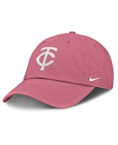 Nike Men's And Women's Pink Minnesota Twins Club Adjustable Hat