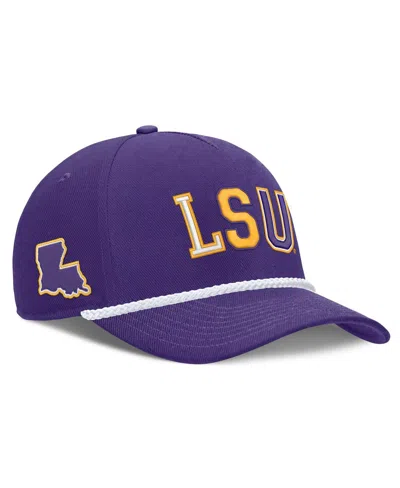 Nike Men's And Women's Purple Lsu Tigers 2026 Basketball Refresh 5-panel Rope Rise Hat
