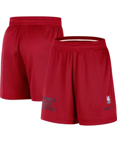 Nike Men's And Women's Red Washington Wizards Warm Up Performance Practice Shorts
