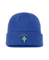 Nike Men's And Women's Royal Brazil National Team Terra Cuffed Knit Hat In Blue