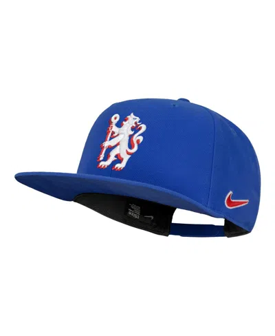Nike Men's And Women's Royal Chelsea Pro Snapback Hat In Blue