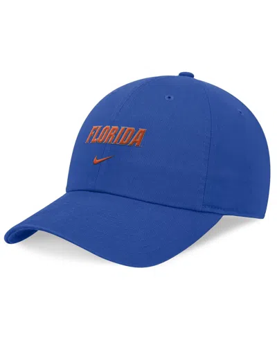 Nike Men's And Women's Royal Florida Gators 2024 Sideline Club Adjustable Hat In Blue