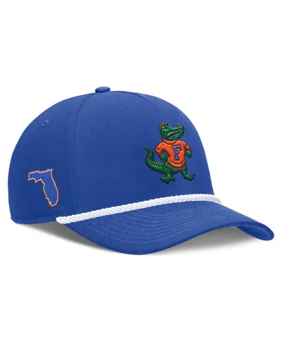 Nike Men's And Women's Royal Florida Gators 2026 Basketball Refresh 5-panel Rope Rise Hat In Blue