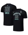 Nike Men's And Women's Sabrina Ionescu Black New York Liberty Rebel Edition Name Number T-shirt In Black