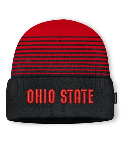 Nike Men's And Women's Scarlet/black Ohio State Buckeyes On-field Utility Knit Hat In Multi