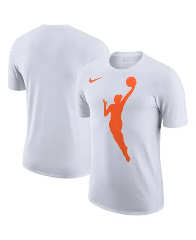 Nike Men's And Women's White Wnba Logo Woman T-shirt